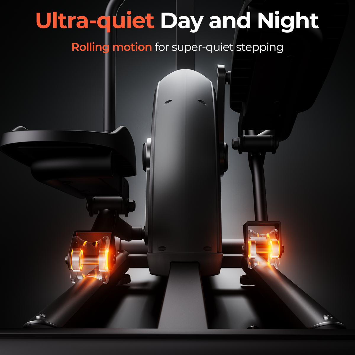 YOSUDA Elliptical Exercise Machine, Compact Elliptical with 12°/45° Incline 15.5/18.5IN Long Stride, 16 Levels Resistance, 400/500LBS Capacity, Support Kinomap/Fed APP, Qiuet Magnetic System